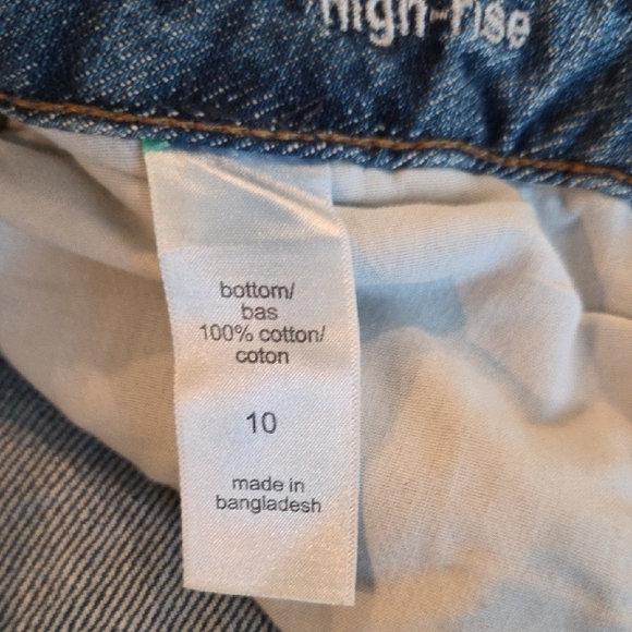 Edge Blue Jean Shorts Distressed Cut-Off Style Women's Size 10 - Picture 3 of 13